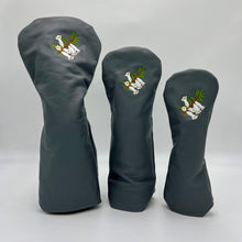 Load image into Gallery viewer, Winston Collection Leather Headcover with Heath Flower (Multiple Colour Options)
