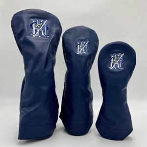 Winston Collection Leather Headcover with KHGC Monogram (Multiple Colour Options)