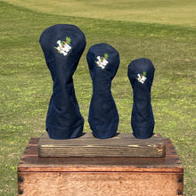 Load image into Gallery viewer, Winston Collection Waxed Canvas Heath Flower Headcovers
