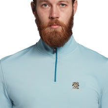 Load image into Gallery viewer, Lyle &amp; Scott Kingston Heath Embroidered Tech 1/4 Zip Midlayer - Blue Shore
