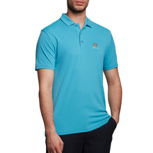Load image into Gallery viewer, Lyle &amp; Scott Kingston Heath Embroidered Tech Collar Logo Polo - Moonstone Blue
