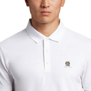 Lyle & Scott Kingston Heath Embroidered Golf Tech Polo Shirt - White