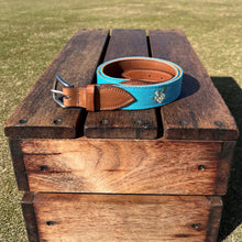 Load image into Gallery viewer, Hide and Weave Logo Belt
