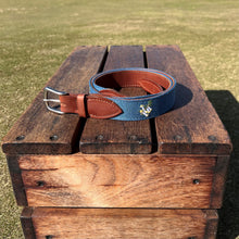 Load image into Gallery viewer, Hide and Weave Logo Belt
